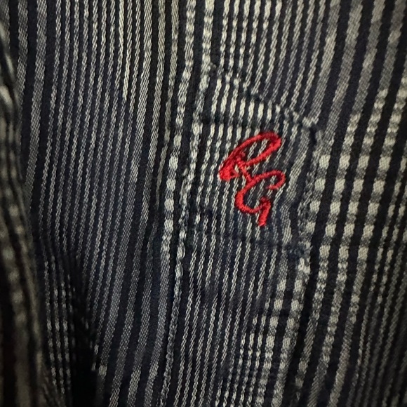 $228 ROBERT GRAHAM L PINAL PEAK LONG SLEEVE CLASSIC FIT SPORT SHIRT NAVY, PREPPY - Picture 11 of 15